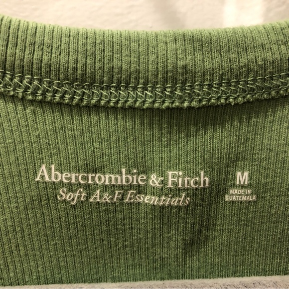 Abercrombie Green Ribbed Tank Top - Picture 2 of 2